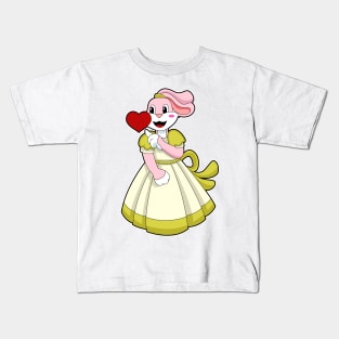 Rabbit as Bride with Wedding dress Kids T-Shirt